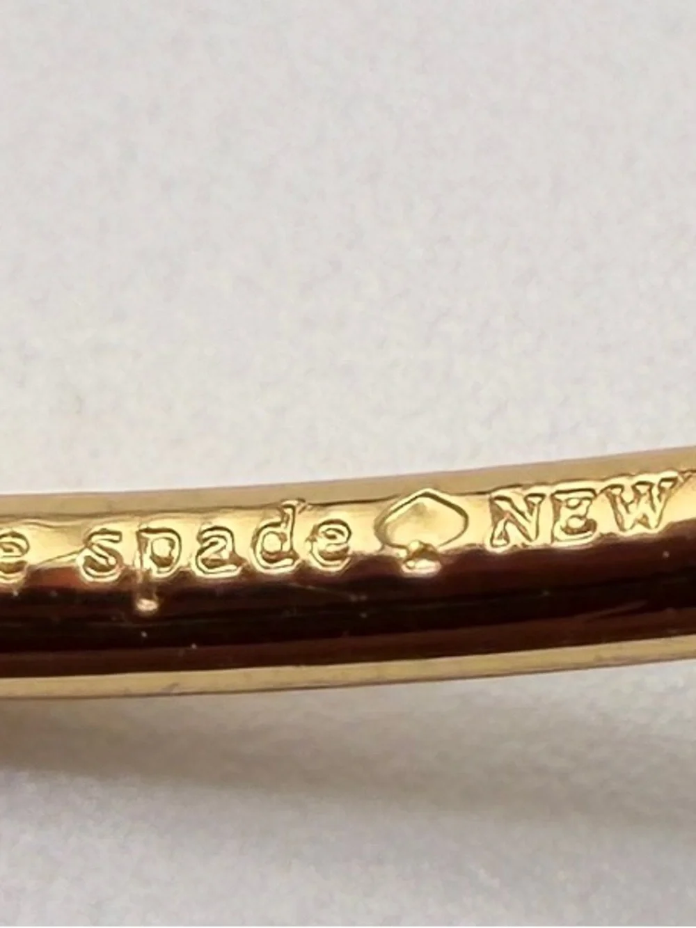 Kate Spade New York Love Notes Bow Hinged Bangle